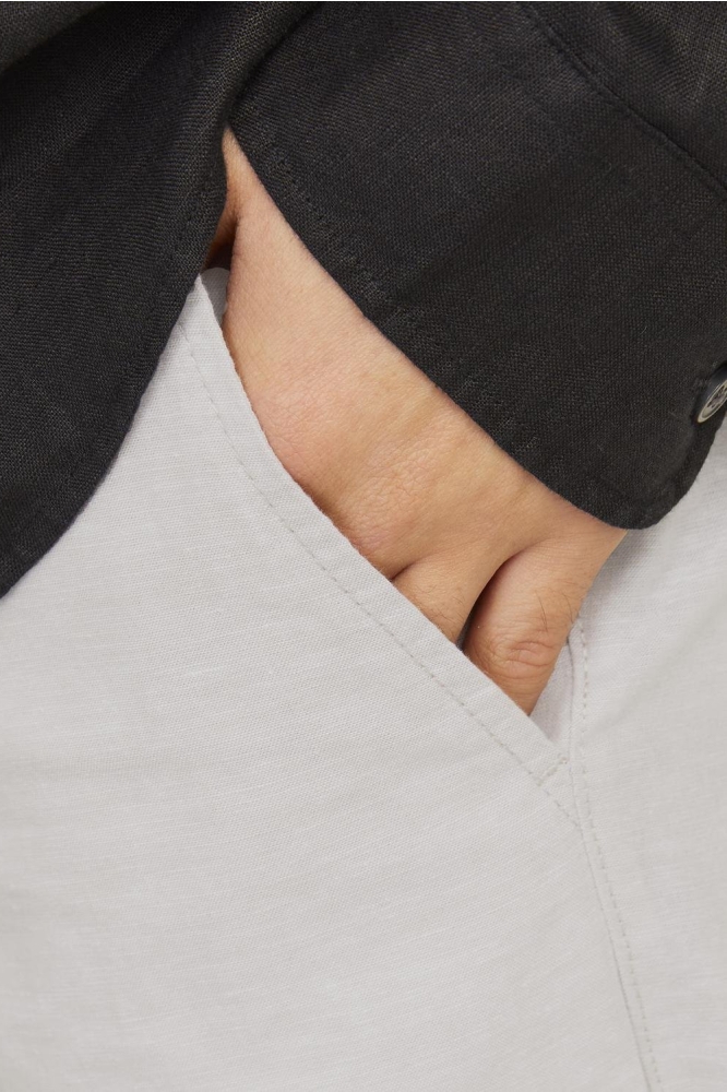 JPSTACE SUMMER LINEN BLEND CHINO PA 12248604 CROCKERY/MELANGE